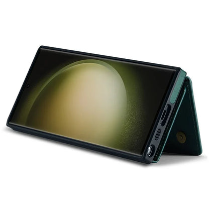DG.MING M5 Series For Samsung Galaxy S23 Ultra Case Magnetic Zipper Wallet Phone Cover
