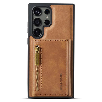 DG.MING M5 Series For Samsung Galaxy S23 Ultra Case Magnetic Zipper Wallet Phone Cover