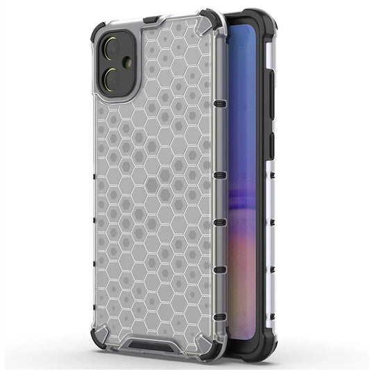 For Samsung Galaxy A05 4G Case Honeycomb Design TPU+PC Back Cover