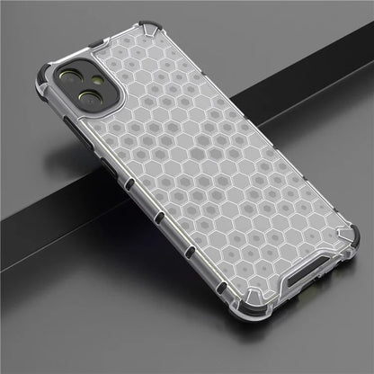 For Samsung Galaxy A05 4G Case Honeycomb Design TPU+PC Back Cover