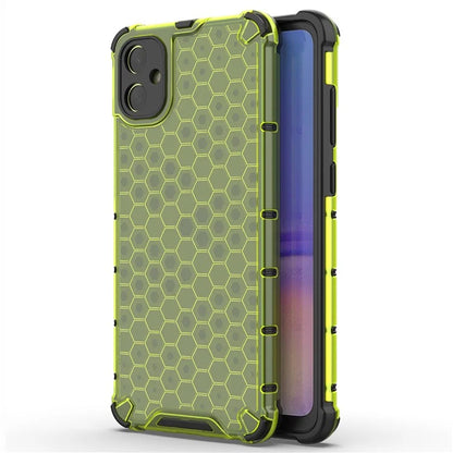 For Samsung Galaxy A05 4G Case Honeycomb Design TPU+PC Back Cover