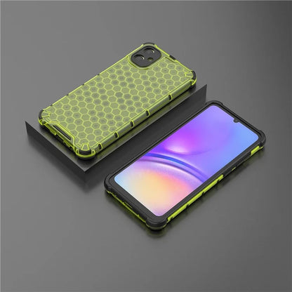 For Samsung Galaxy A05 4G Case Honeycomb Design TPU+PC Back Cover