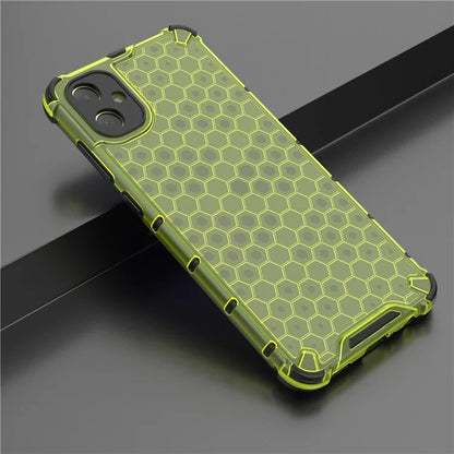 For Samsung Galaxy A05 4G Case Honeycomb Design TPU+PC Back Cover