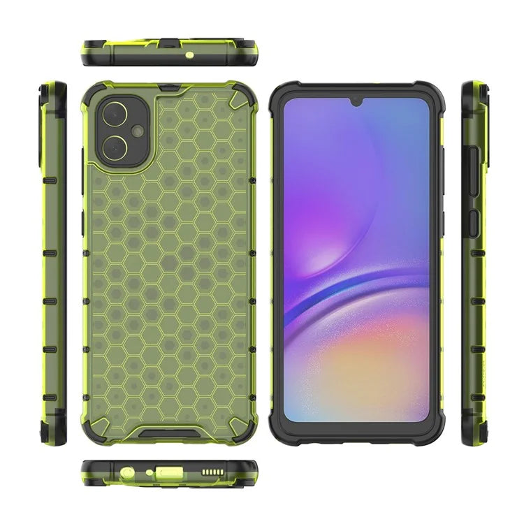 For Samsung Galaxy A05 4G Case Honeycomb Design TPU+PC Back Cover