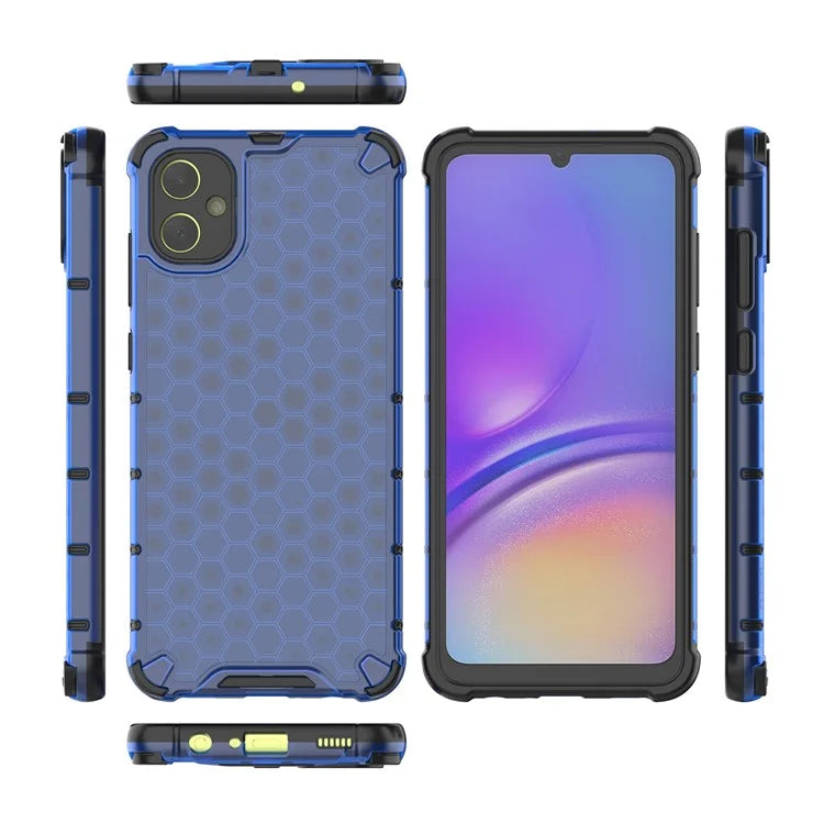 For Samsung Galaxy A05 4G Case Honeycomb Design TPU+PC Back Cover