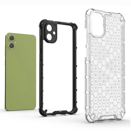 For Samsung Galaxy A05 4G Case Honeycomb Design TPU+PC Back Cover