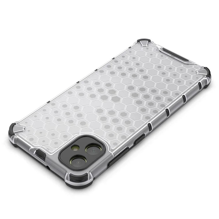 For Samsung Galaxy A05 4G Case Honeycomb Design TPU+PC Back Cover
