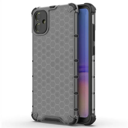For Samsung Galaxy A05 4G Case Honeycomb Design TPU+PC Back Cover
