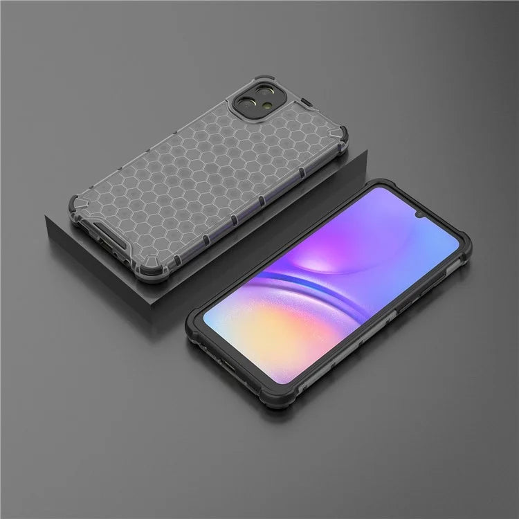 For Samsung Galaxy A05 4G Case Honeycomb Design TPU+PC Back Cover