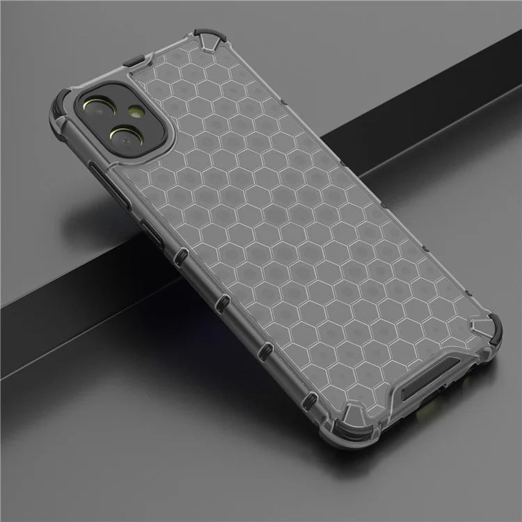 For Samsung Galaxy A05 4G Case Honeycomb Design TPU+PC Back Cover