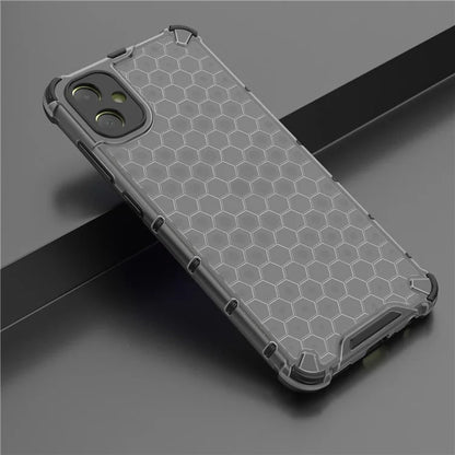 For Samsung Galaxy A05 4G Case Honeycomb Design TPU+PC Back Cover