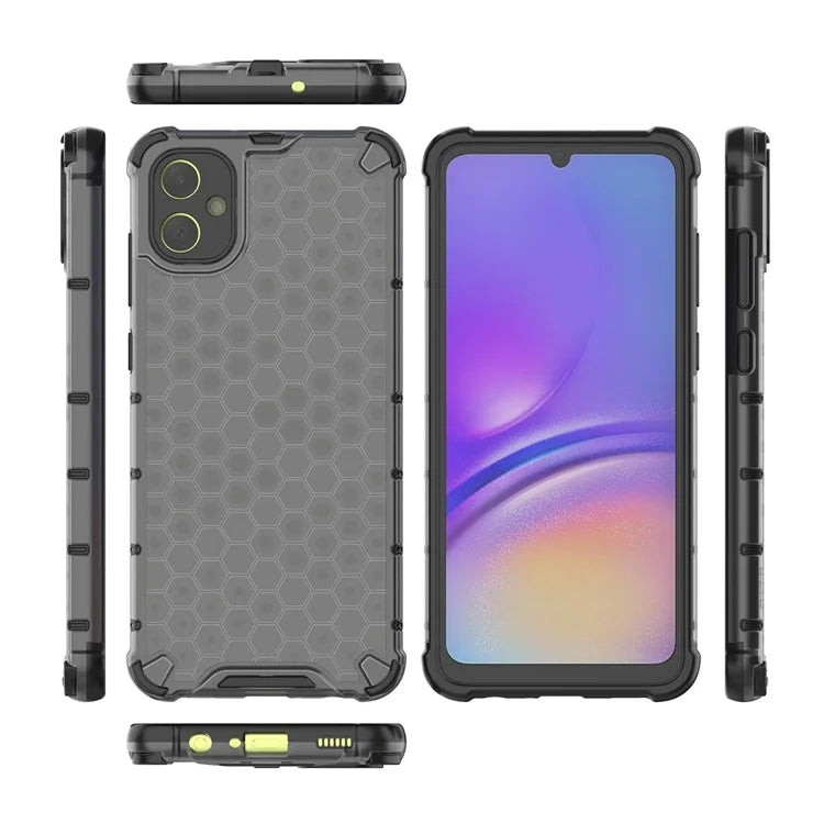 For Samsung Galaxy A05 4G Case Honeycomb Design TPU+PC Back Cover