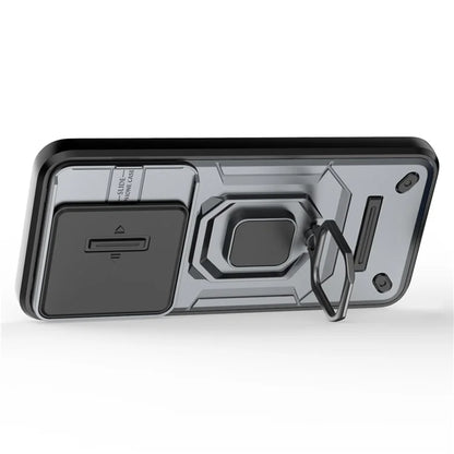 For Xiaomi 14 Cell Phone Cases PC+TPU Anti-fall Kickstand Cover with Slide Lens Protection