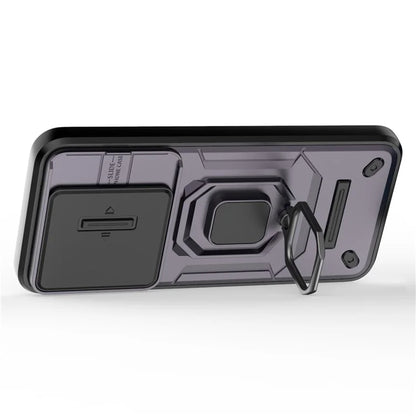For Xiaomi 14 Cell Phone Cases PC+TPU Anti-fall Kickstand Cover with Slide Lens Protection