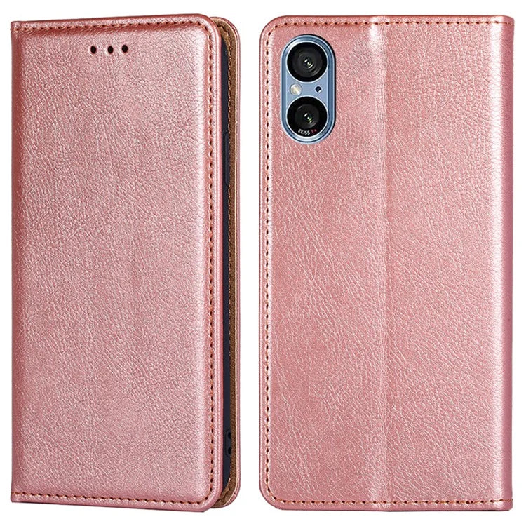 Shockproof Phone Cover for Sony Xperia 5 V Case Stand Wallet PU Leather Magnetic Cell Phone Shell