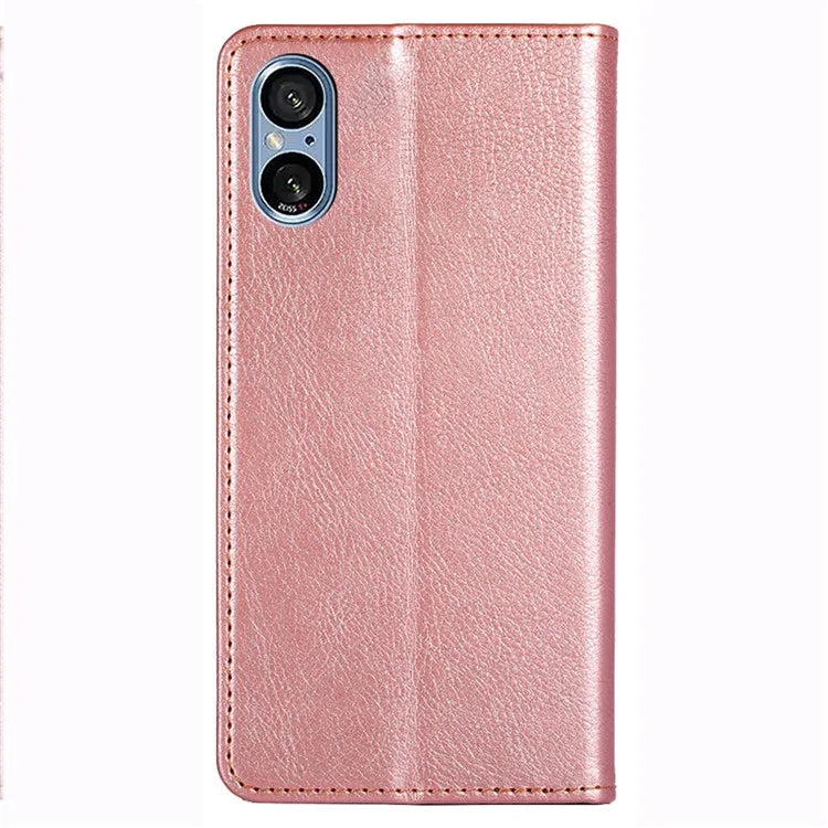 Shockproof Phone Cover for Sony Xperia 5 V Case Stand Wallet PU Leather Magnetic Cell Phone Shell