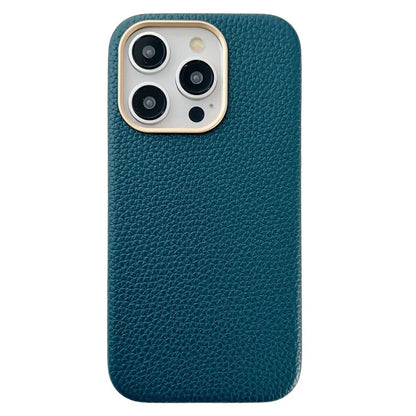 For iPhone 14 Pro Magnetic Phone Case Litchi Texture Protective Cover Compatible with MagSafe