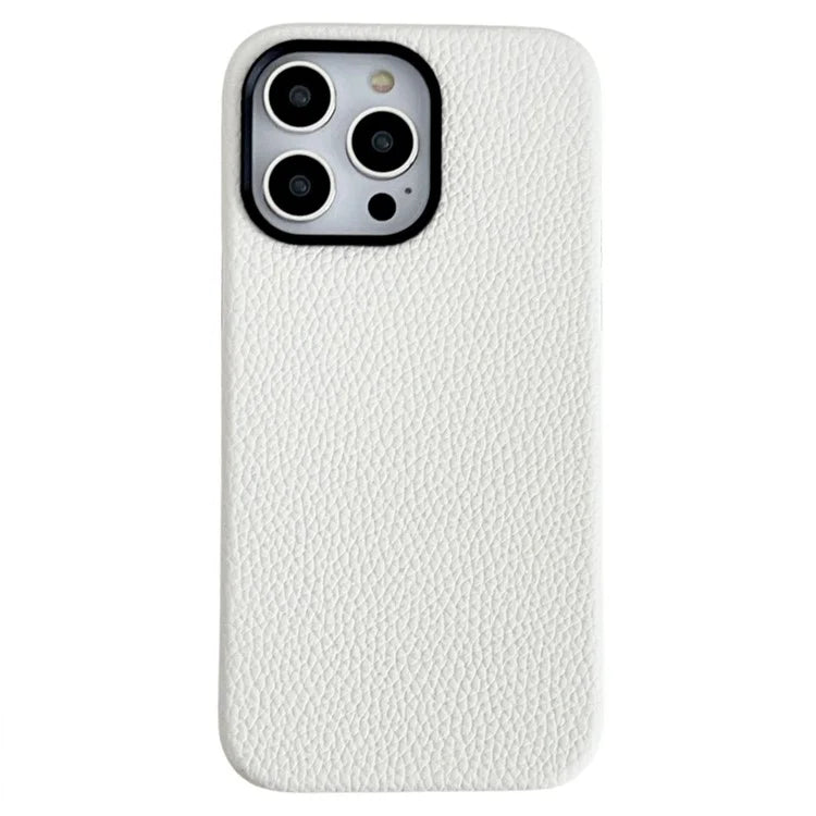 For iPhone 14 Pro Cell Phone Cases Litchi Texture PU Leather Coated TPU Cover