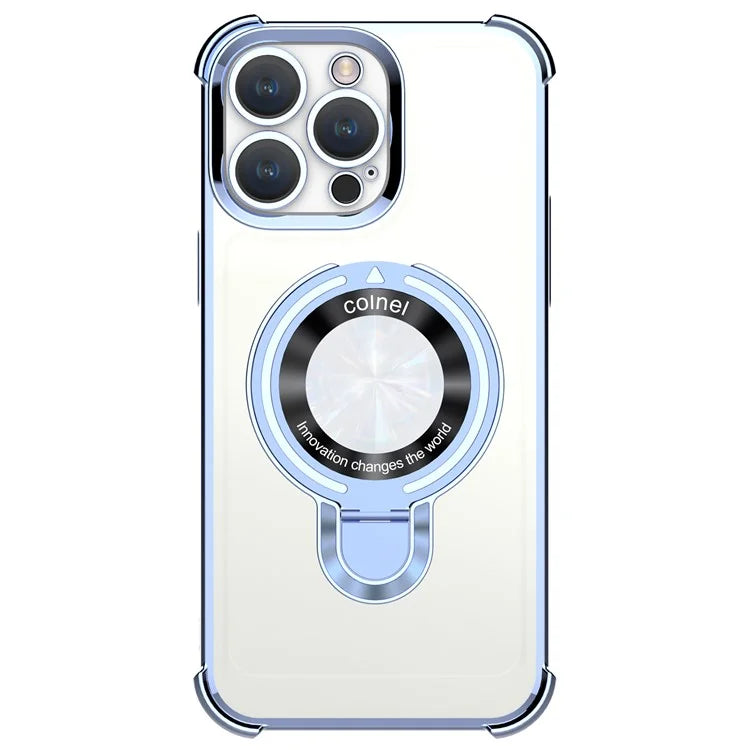 For iPhone 15 Pro Phone Case Reinforced Corner Cover Compatible with MagSafe