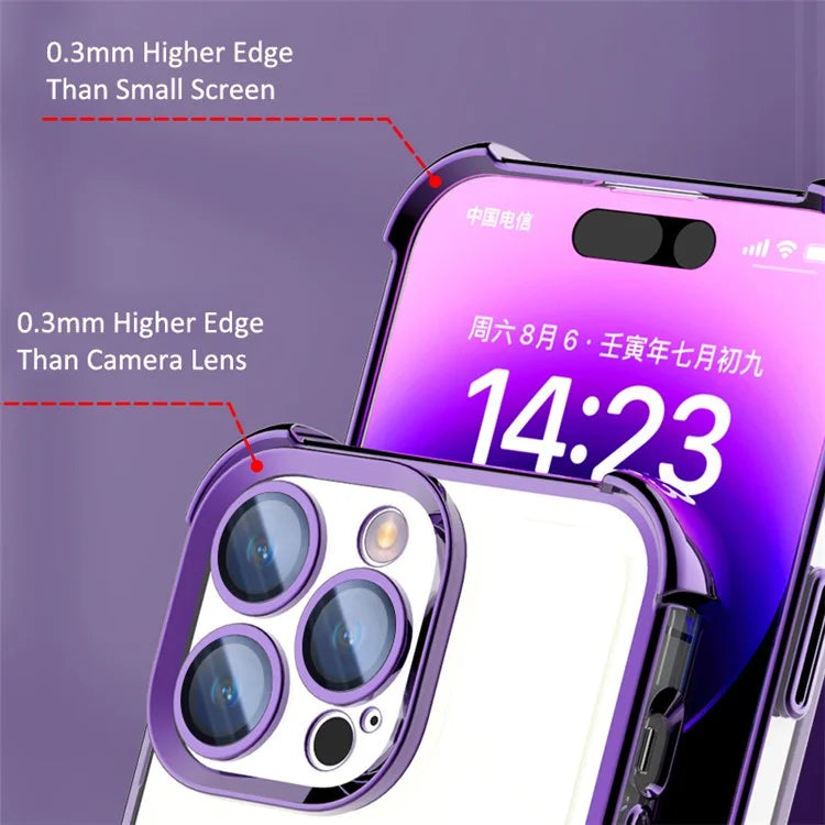 For iPhone 15 Pro Max Magnetic Case Ring Holder Kickstand Phone Cover