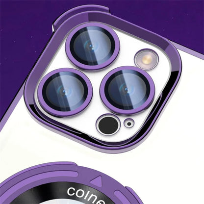 For iPhone 15 Pro Max Magnetic Case Ring Holder Kickstand Phone Cover