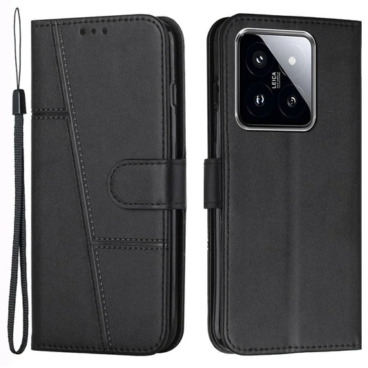 For Xiaomi 14 Cell Phone Case Wallet Stand Full Protection Leather Cover