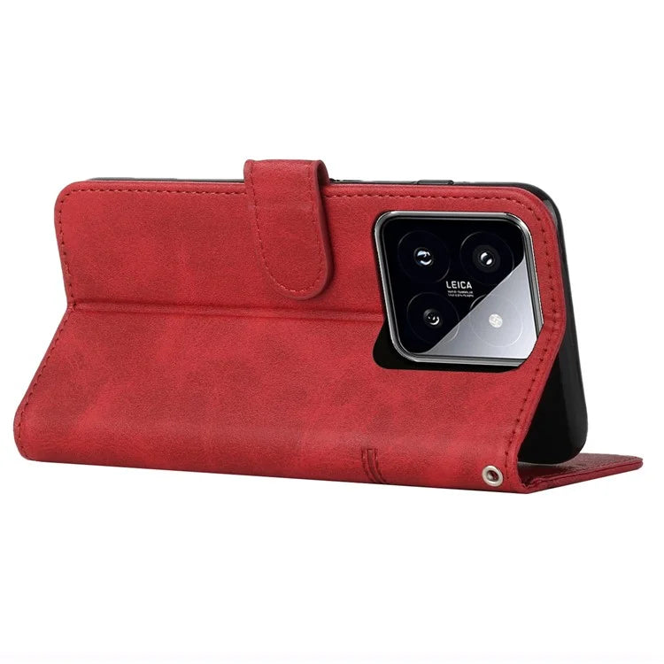 For Xiaomi 14 Cell Phone Case Wallet Stand Full Protection Leather Cover