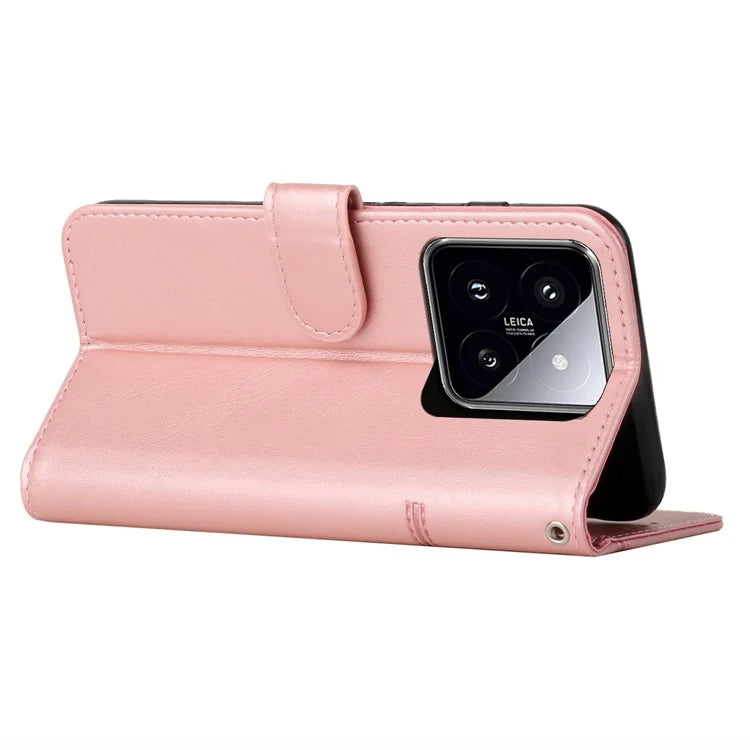 For Xiaomi 14 Cell Phone Case Wallet Stand Full Protection Leather Cover
