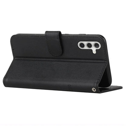 For Samsung Galaxy S24+ Cell Phone Case PU Leather Drop-proof Cover with Wallet