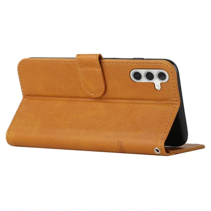 For Samsung Galaxy S24+ Cell Phone Case PU Leather Drop-proof Cover with Wallet