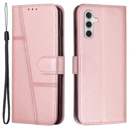 For Samsung Galaxy S24+ Cell Phone Case PU Leather Drop-proof Cover with Wallet
