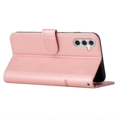 For Samsung Galaxy S24+ Cell Phone Case PU Leather Drop-proof Cover with Wallet