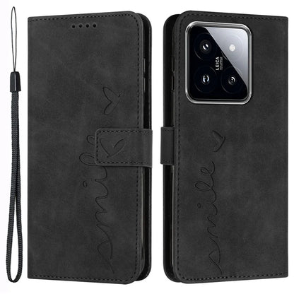 For Xiaomi 14 Pro Cell Phone Case Leather Drop-proof Cover with Wallet Stand