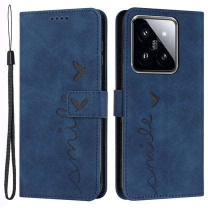 For Xiaomi 14 Pro Cell Phone Case Leather Drop-proof Cover with Wallet Stand