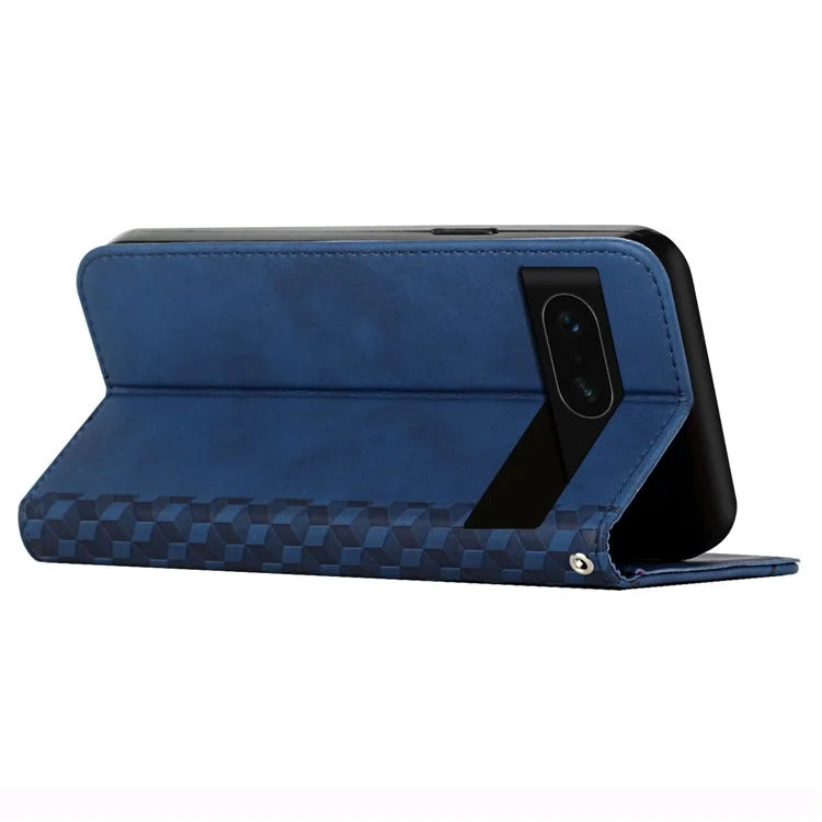 For Google Pixel 8a Cell Phone Case Magnetic Closing Flip Stand Wallet Leather Shell