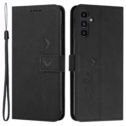 For Samsung Galaxy A25 5G (Global) (161.0 x 76.5 x 8.3mm) Cell Phone Case Magnetic Clasp Imprinted Leather Wallet Cover