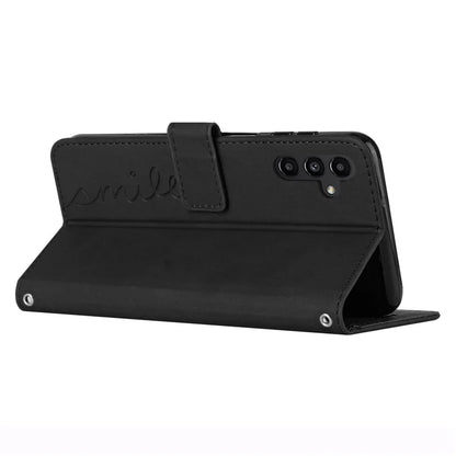 For Samsung Galaxy A25 5G (Global) (161.0 x 76.5 x 8.3mm) Cell Phone Case Magnetic Clasp Imprinted Leather Wallet Cover