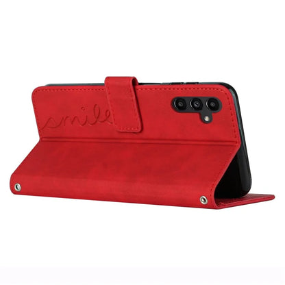 For Samsung Galaxy A25 5G (Global) (161.0 x 76.5 x 8.3mm) Cell Phone Case Magnetic Clasp Imprinted Leather Wallet Cover