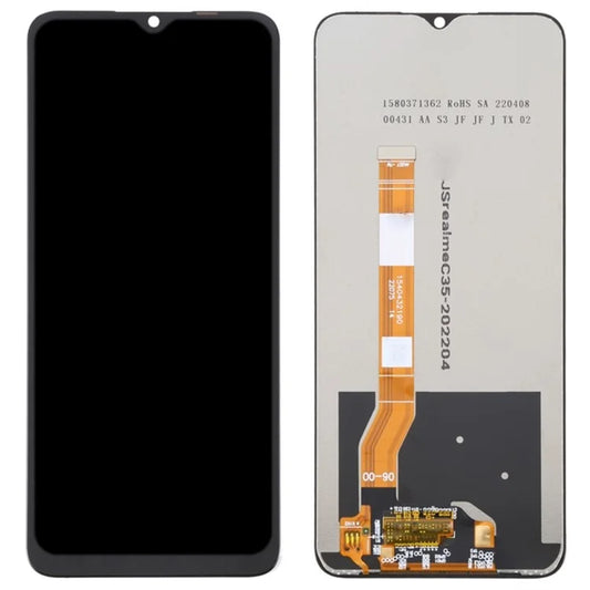 For Realme C35 4G / Narzo 50A Prime OEM Grade S LCD Screen and Digitizer Assembly Replacement Part (without Logo)