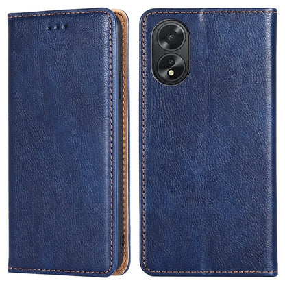For Oppo A38 4G / A18 4G Cell Phone Case Solid Color Leather Wallet Stand Cover