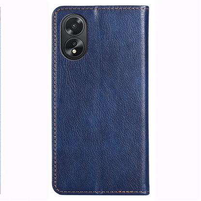 For Oppo A38 4G / A18 4G Cell Phone Case Solid Color Leather Wallet Stand Cover