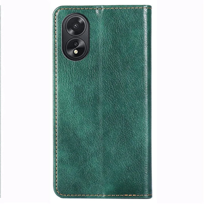 For Oppo A38 4G / A18 4G Cell Phone Case Solid Color Leather Wallet Stand Cover