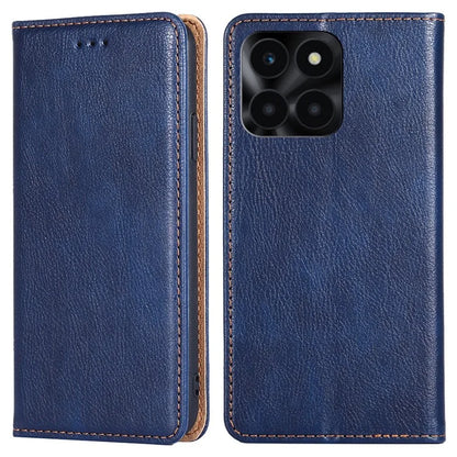 For Honor X6a 4G Cell Phone Case PU Leather Wallet Shockproof Flip Stand Cover