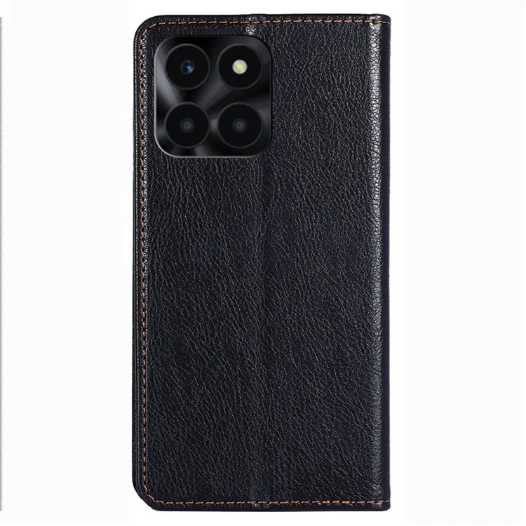 For Honor X6a 4G Cell Phone Case PU Leather Wallet Shockproof Flip Stand Cover
