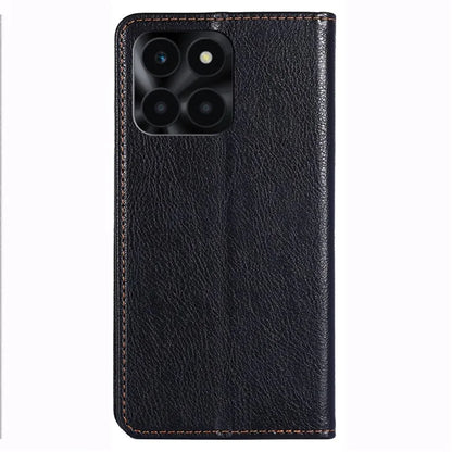 For Honor X6a 4G Cell Phone Case PU Leather Wallet Shockproof Flip Stand Cover