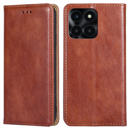 For Honor X6a 4G Cell Phone Case PU Leather Wallet Shockproof Flip Stand Cover