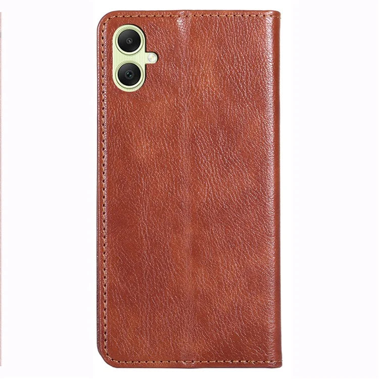 For Samsung Galaxy A05 4G Cover Magnetic Auto-closing Leather Cell Phone Case with Wallet