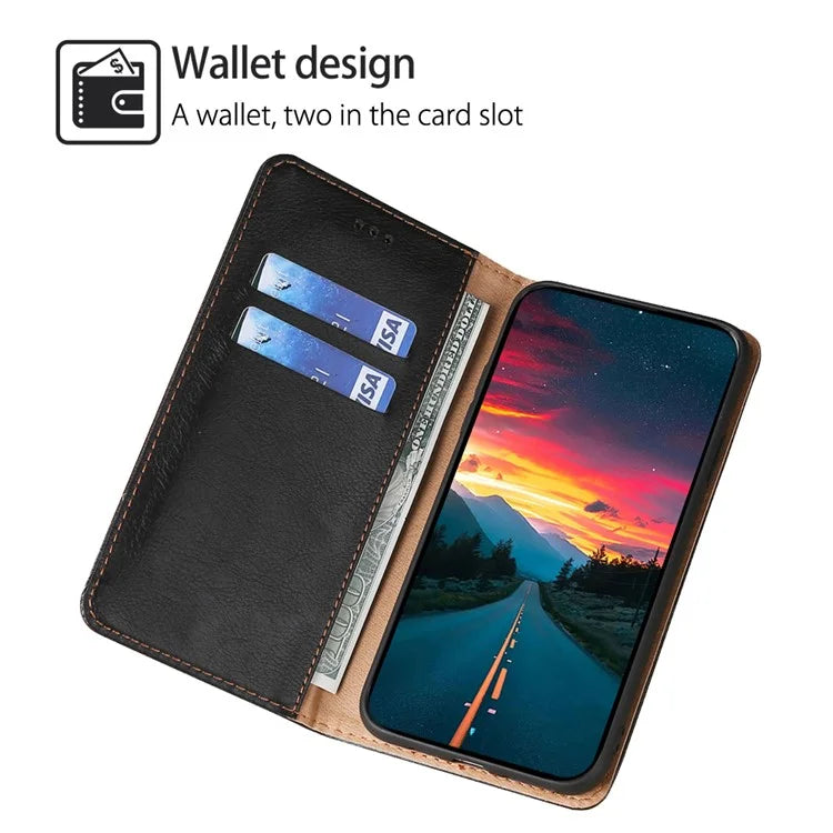 For Samsung Galaxy A05 4G Cover Magnetic Auto-closing Leather Cell Phone Case with Wallet
