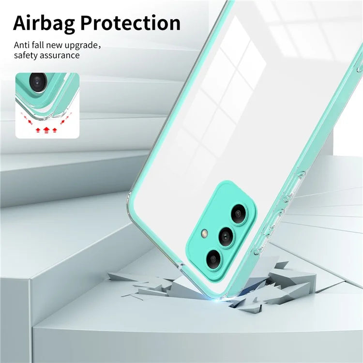 For Samsung Galaxy A05s 4G Clear Case Colorful Frame Mobile Phone Cover