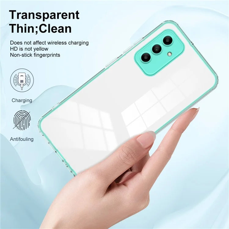 For Samsung Galaxy A05s 4G Clear Case Colorful Frame Mobile Phone Cover